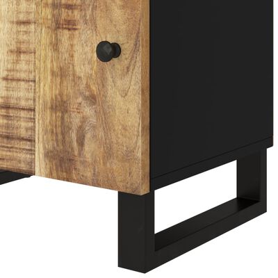 vidaXL Bedside Cabinet 50x33x60 cm Solid Wood Mango&Engineered Wood