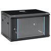 vidaXL 6U Wall Mounted Network Cabinet 19 IP20 600x450x350 mm