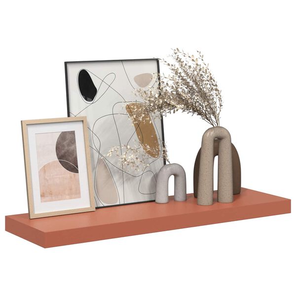 vidaXL Wall Shelf Wall-mounted Red 80 x 23.5 x 4 cm Engineered Wood