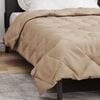 vidaXL Full Year Duvet Taupe 200 x 140 cm Microfiber