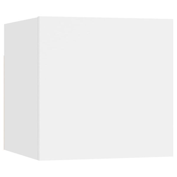 vidaXL 5 Piece TV Cabinet Set White Engineered Wood