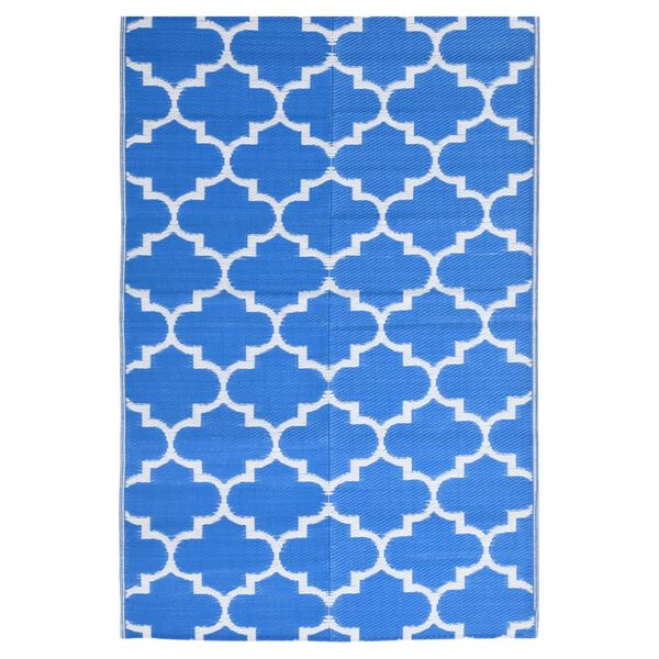 vidaXL Outdoor Rug ARAKIL Blue 160x230 cm PP
