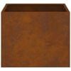 vidaXL Garden Planter Weathering Steel 50 x 32 x 40 cm