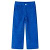 vidaXL Kids' Pants Corduroy Cobalt Blue 128