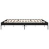 vidaXL Bed Frame without Mattress Black 200x200 cm