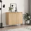 vidaXL Sideboards 2 pcs Sonoma Oak 40x35x70 cm Engineered Wood
