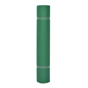 vidaXL Carpet Plain Green 1 x 12 m Fabric