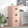 vidaXL File Cabinet Pink 44 x 50 x 106.5 cm Cold-Rolled Steel