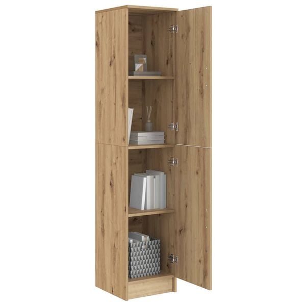 vidaXL Highboard Artisan oak 35 x 39 x 168 cm Engineered wood