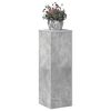 vidaXL Plant Stand Concrete Grey 33x33x100 cm Engineered Wood