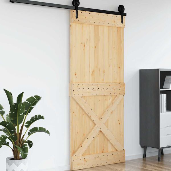 vidaXL Door NARVIK 100x210 cm Solid Wood Pine