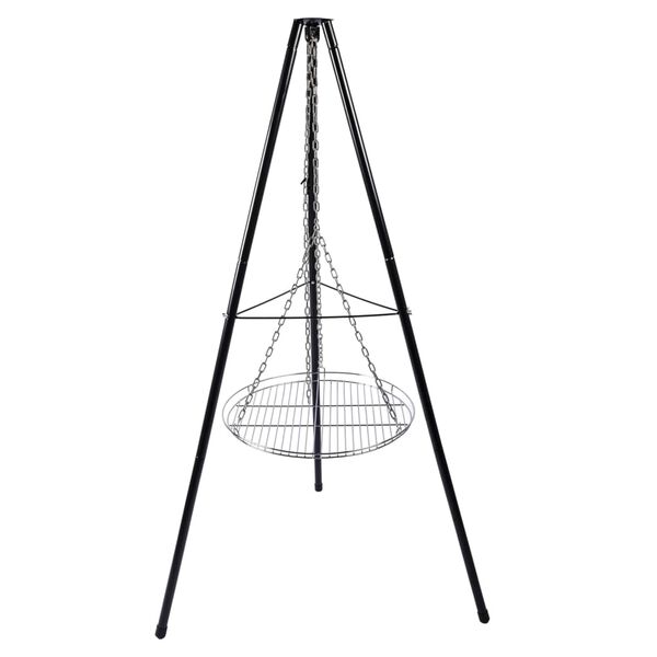 RedFire Garden Barbecue with Tripod and Fire Bowl 50 cm Black