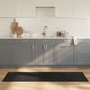 vidaXL Rug Rectangular Black60x200 cm Bamboo