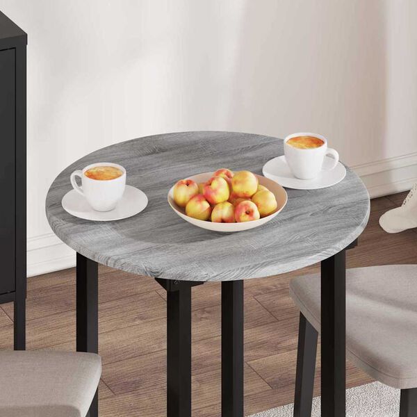 vidaXL Table Top Grey sonoma 60 x 60 x 1.5 cm Engineered Wood