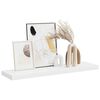 vidaXL Floating Wall Shelf White 90x23.5x3.8 cm MDF