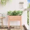 vidaXL Garden Planter with Legs 70x31x70 cm Solid Wood Douglas