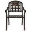 vidaXL Garden Dining Set 5 pcs Bronze Aluminium