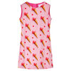 vidaXL Kids' Dress Bright Pink 128