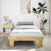 vidaXL Bed Frame without Mattress 80x200 cm Solid Wood Oak