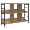 vidaXL Bookshelf 6-Tier 102 x 32 x 72.5 cm Engineered Wood Artisan Oak