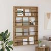 vidaXL Magazine Rack with Shelf 2 pcs Artisan Oak 100 x 12 x 70 cm