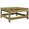 vidaXL Garden Footstool Impregnated Wood Pine