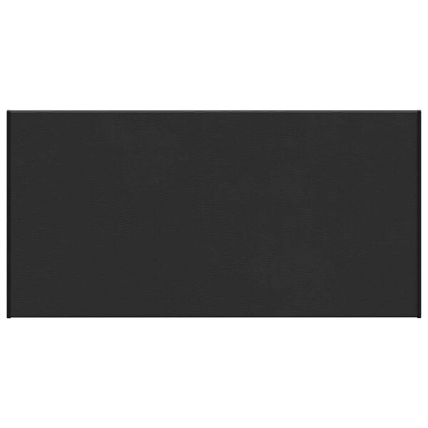 vidaXL Window Sill Black with Wood Grain 60 x 40 x 4.5 cm PVC