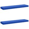 vidaXL 2-Piece Bench Cushions VUGHT 2 pcs 100% Polyester Royal Blue