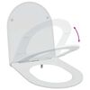 vidaXL Quick Release Toilet suitable for Seat White 44 x 36.4 x 3.4 cm