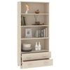 vidaXL Highboard HAMAR Solid Wood Pine Honey Brown