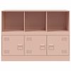 vidaXL Sideboard Pink 99x39x73 cm Steel