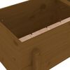 vidaXL Garden Raised Bed Honey Brown 121x50x57 cm Solid Wood Pine