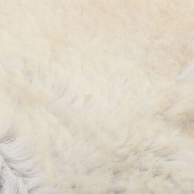 vidaXL Sheep Leather Cream 70x100 cm