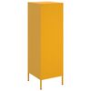 vidaXL Highboard Mustard Yellow 36x39x113 cm Steel