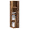vidaXL Corner Cabinet Old Wood 27.5x27x102cm Engineered Wood