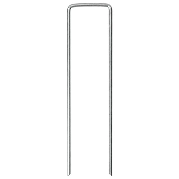 vidaXL Ground Pegs U Shape 25 pcs 15x3.5 cm Galvanised steel