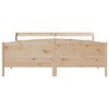 vidaXL Bed Frame without Mattress 200x200 cm Solid Wood Pine