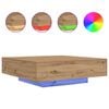 vidaXL Coffee Table Artisan Oak 100 x 100 x 31 cm Engineered Wood