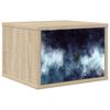 vidaXL Wall-mounted Bedside Cabinet RAALTE Sonoma Oak 36 x 33 x 25 cm