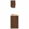 vidaXL Garage Cabinets 6 pcs Brown Oak Engineered Wood