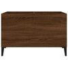 vidaXL Record Cabinet Brown Oak 74.5x38x48 cm Engineered Wood