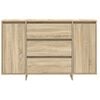 vidaXL Sideboard Sonoma Oak 120 x 41 x 75 cm Engineered Wood