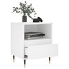 vidaXL Bedside Cabinets 2 pcs White 40x35x50 cm Engineered Wood