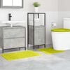 vidaXL Anti-slip Bath Mat Set 3 pcs Green PP