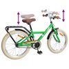 vidaXL Kids Bike 24'' for 8-12 Years Old Green