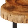 vidaXL Coffee Table Solid Acacia Wood 60x55x25 cm