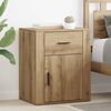 vidaXL Bedside Cabinet Artisan Oak 35 x 50 x 60 cm Engineered Wood
