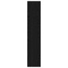 vidaXL Shoe Cabinet Black Oak 60 x 18 x 90 cm Engineered Wood
