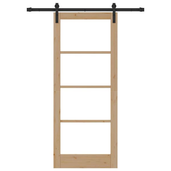 vidaXL Sliding Door ORKDAL Natural 83 x 202 cm