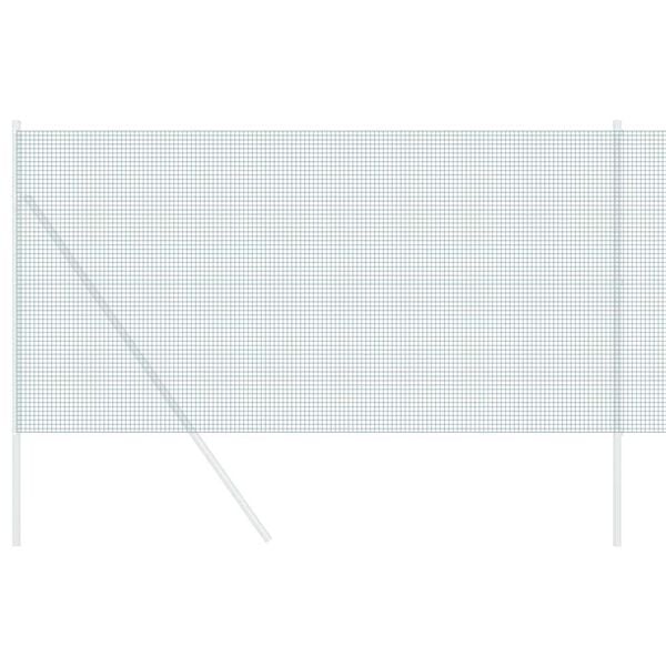 vidaXL Welded Wire Fence Green 1 x 50 m